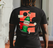 Load image into Gallery viewer, Devil's Peak Black T-shirt | Lager Bottle