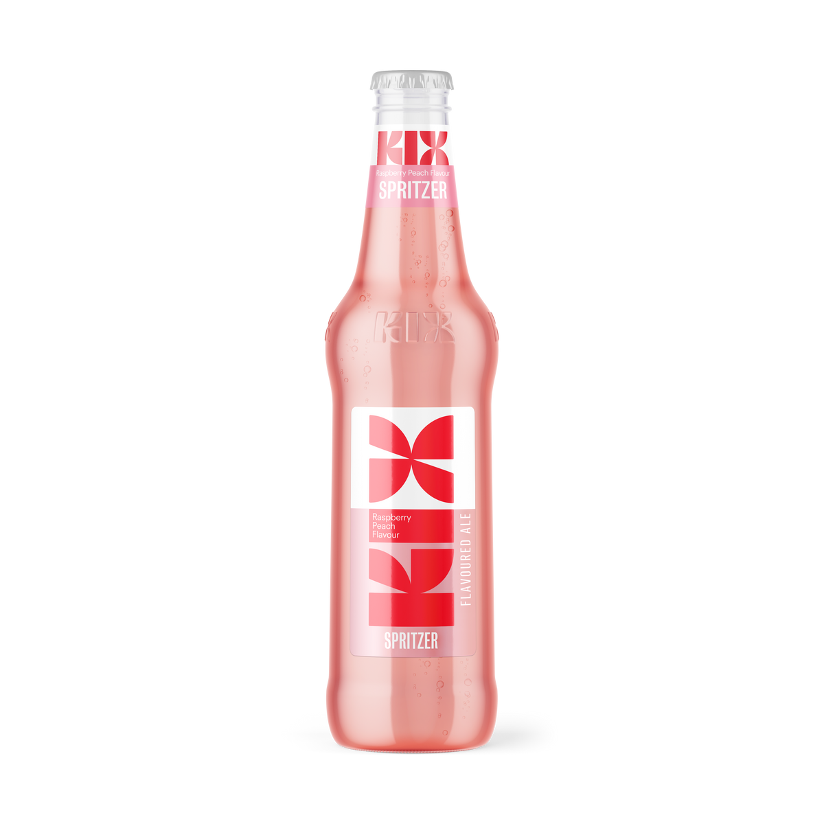 KIX RASPBERRY PEACH SPRITZER | 24 x 330ml NRB | 5% Alc. Vol
