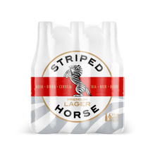 Load image into Gallery viewer, Striped Horse Lager | 24 x 330ml NRBs | 5% ALC/VOL