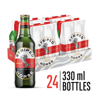 Load image into Gallery viewer, Striped Horse Lager | 24 x 330ml NRBs | 5% ALC/VOL