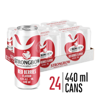 Load image into Gallery viewer, STRONGBOW RED BERRIES CIDER | 24 x 440ml CANs | 4.5% ALC/VOL