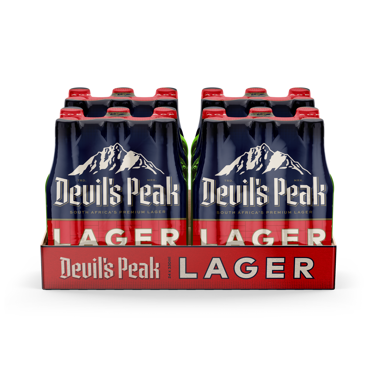 Devil's Peak Lager 24 x 330ml NRBs 4 ALC/VOL Devil's Peak Beer Co.