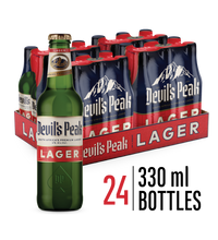 Load image into Gallery viewer, Devil's Peak Lager | 24 x 330ml NRBs | 4% ALC/VOL
