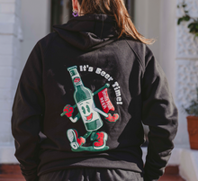 Load image into Gallery viewer, It&#39;s Beer Time | Devil&#39;s Peak Black Hoodie
