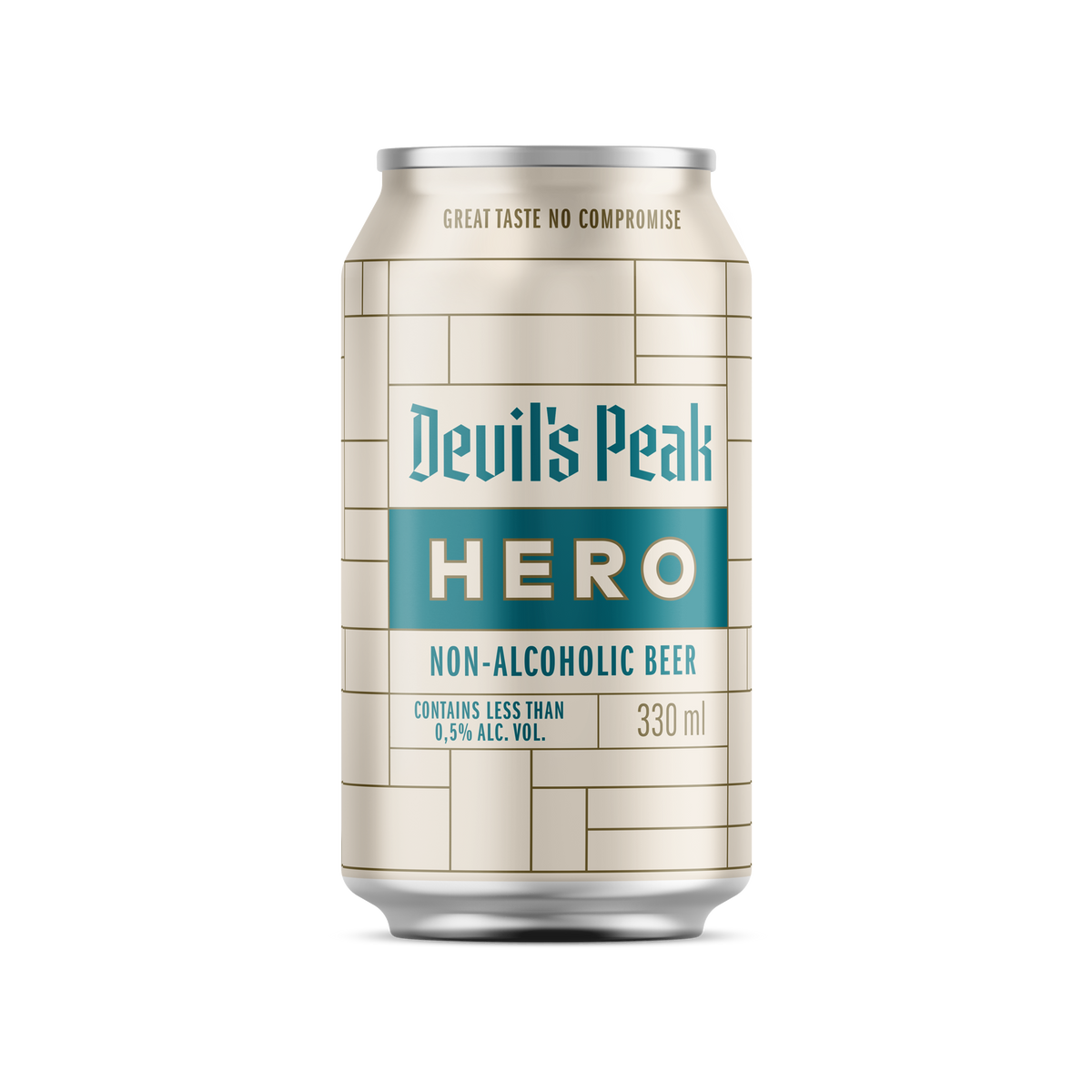 Devil's Peak Hero Non-Alcoholic | 24 x 330ml CANs | 0.5% ALC/VOL ...