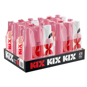KIX RASPBERRY PEACH SPRITZER | 24 x 330ml NRB | 5% Alc. Vol
