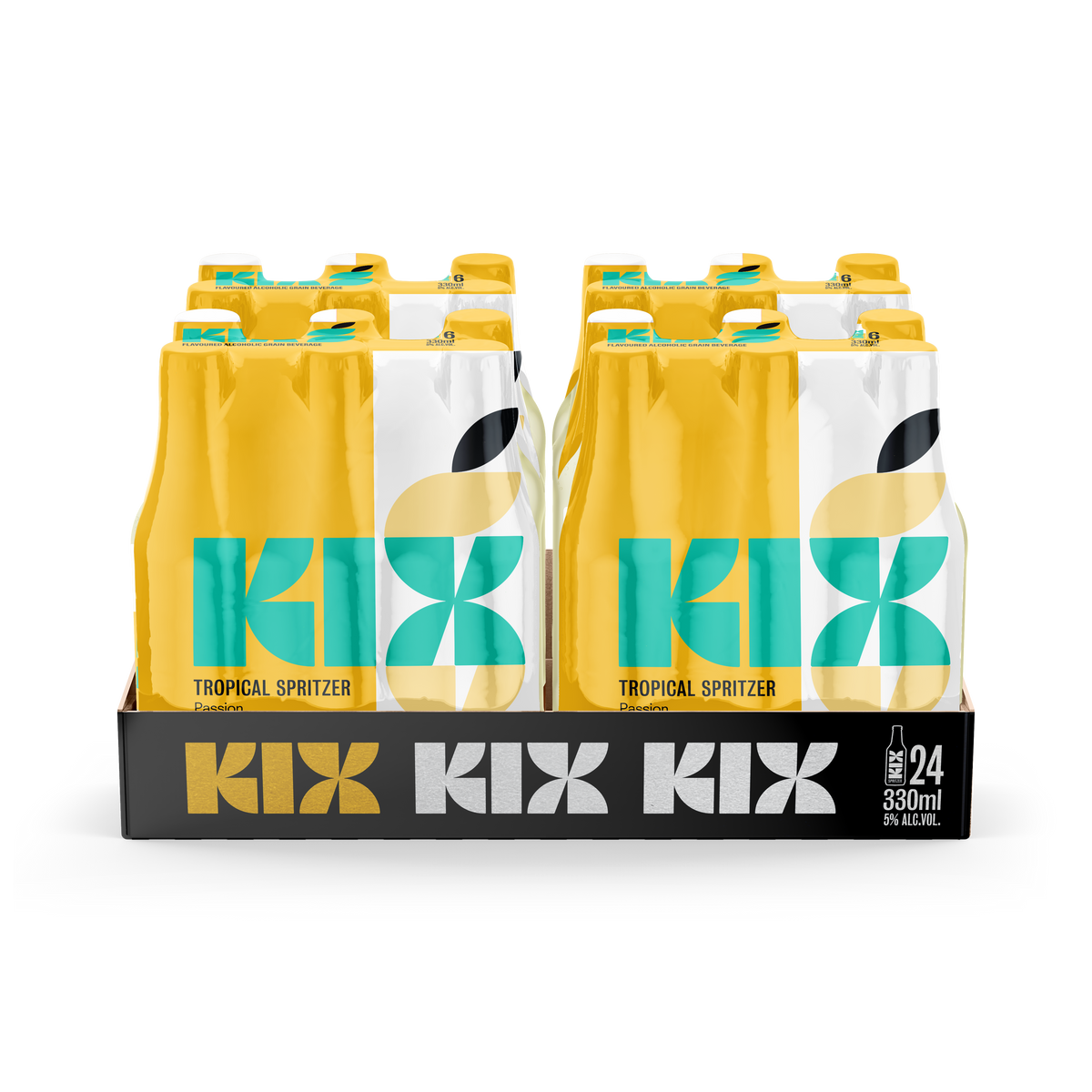 KIX TROPICAL SPRITZER | 24 x 330ml NRB | 5% Alc. Vol – Devil's Peak ...