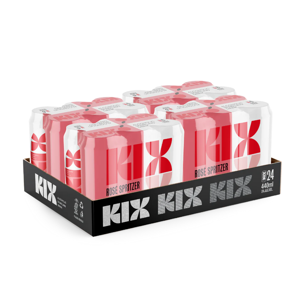 KIX ROSÉ CAN | 24 x 440ml | 5% Alc. Vol