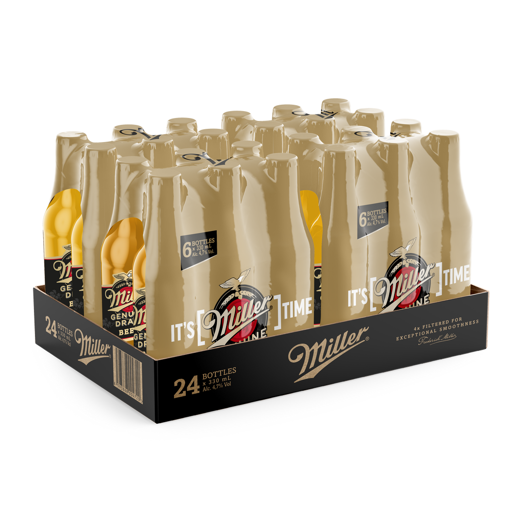 Miller genuine Draft | 24 x 330ml NRBs | 4.7% ALC/VOL – Devil's