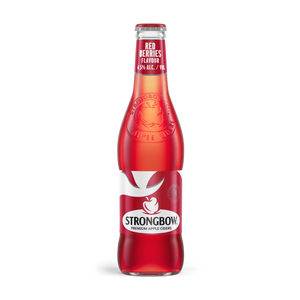 Strongbow Red Berries Apple Cider | 24 x 330ml NRBs | 4.5% ALC/VOL