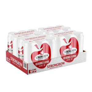 Strongbow Red Berries Apple Cider| 24 x 440ml CANs | 4.5% ALC/VOL