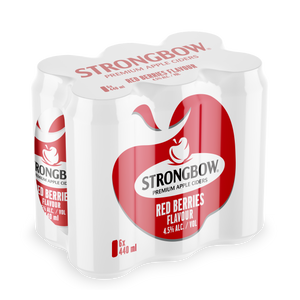 Strongbow Red Berries Apple Cider| 24 x 440ml CANs | 4.5% ALC/VOL