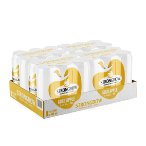 Strongbow Gold Apple Cider | 24 x 440ml CANs | 4.5% ALC/VOL