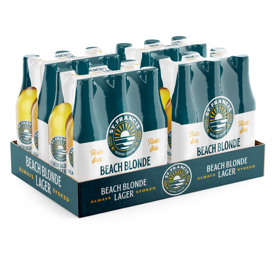 St Francis Beach Blonde Lager | 24 x 340ml NRBs | 4.5% ALC/VOL