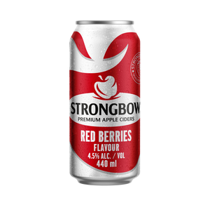 Strongbow Red Berries Apple Cider| 24 x 440ml CANs | 4.5% ALC/VOL