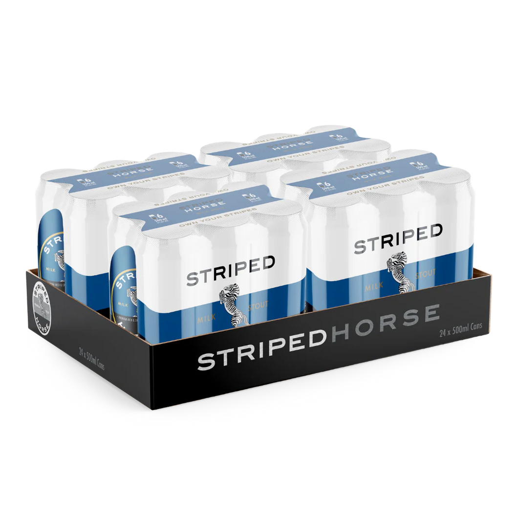Striped Horse Milk Stout | 24 x 500ml Cans | 6% ALC/VOL