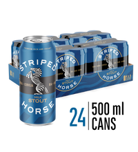 Load image into Gallery viewer, Striped Horse Milk Stout | 24 x 500ml Cans | 6% ALC/VOL
