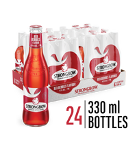 Load image into Gallery viewer, STRONGBOW RED BERRIES CIDER | 24 x 330ml NRBs | 4.5% ALC/VOL
