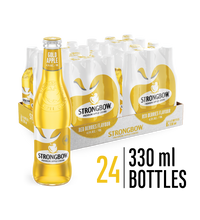 Load image into Gallery viewer, STRONGBOW GOLD APPLE CIDER | 24 x 330ml NRBs | 4.5% ALC/VOL
