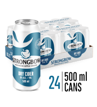 Load image into Gallery viewer, STRONGBOW DRY CIDER | 24 x 500ml CANs | 6% ALC VOL
