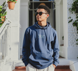 Good Beer Only Navy Hoodie