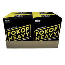 Load image into Gallery viewer, FOKOF HEAVY | 5.5% Dark Lager | 24 x. 340ml NRB
