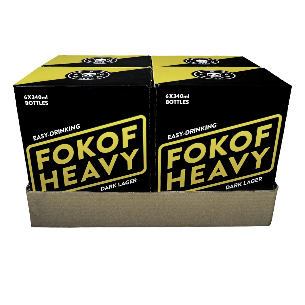 FOKOF HEAVY | 5.5% Dark Lager | 24 x. 340ml NRB