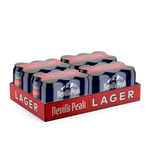 Load image into Gallery viewer, Devil&#39;s Peak Lager | 24 x 330ml Cans | 4% ALC/VOL
