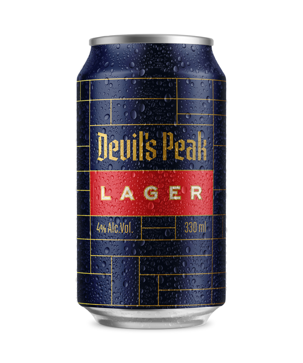 Devils Peak Lager 24 X 330ml Cans 4 Alcvol Devils Peak Beer Co 9134