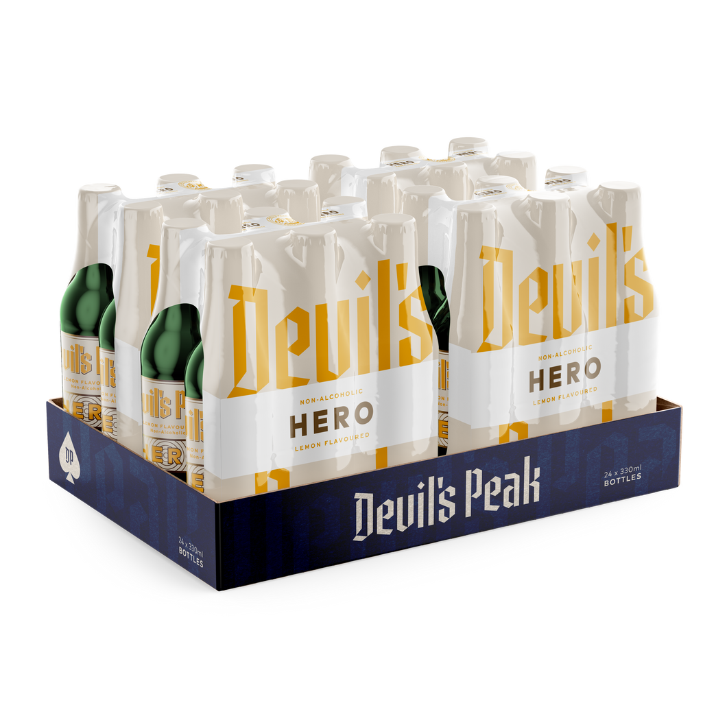 Devil's Peak Hero Lemon Non-Alcoholic | 24 x 330ml NRBs | 0.5% ALC/VOL