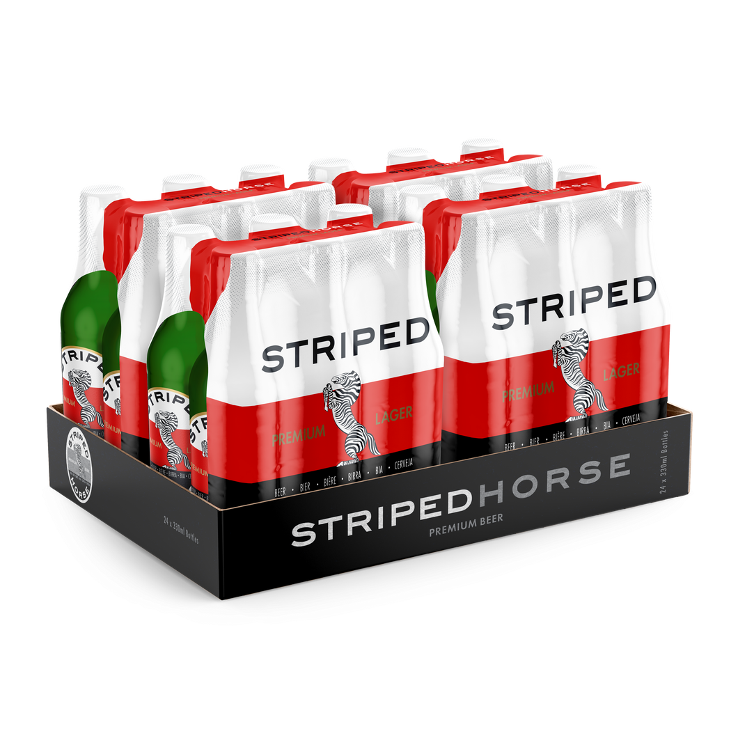 Striped Horse Lager | 24 x 330ml NRBs | 5% ALC/VOL