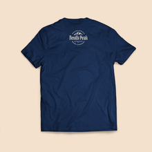 Load image into Gallery viewer, Devil&#39;s Peak Navy Abstract T-shirt
