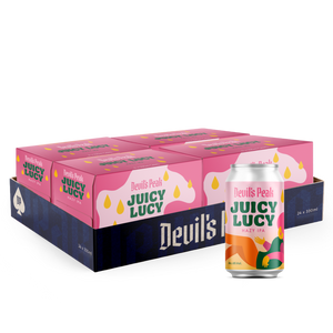 Devil's Peak Juicy Lucy Hazy IPA | 24 x 330ml Cans | 6% ALC/VOL