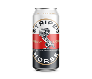 Striped Horse Lager | 24 x 500ml Cans | 5% ALC/VOL